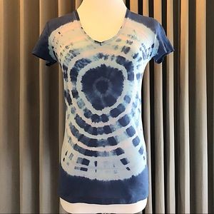 Tie Dyed Polo Ralph Lauren Sport V-Neck Cotton T